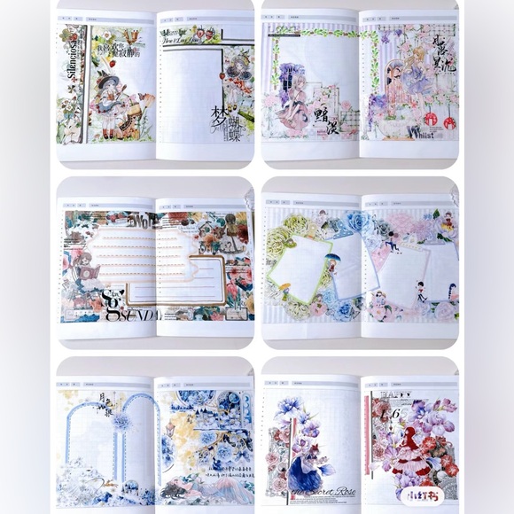 Waterproof PET Tape cute, lovely,Flower, journal sticker, Notebook, hand account - Picture 6 of 7